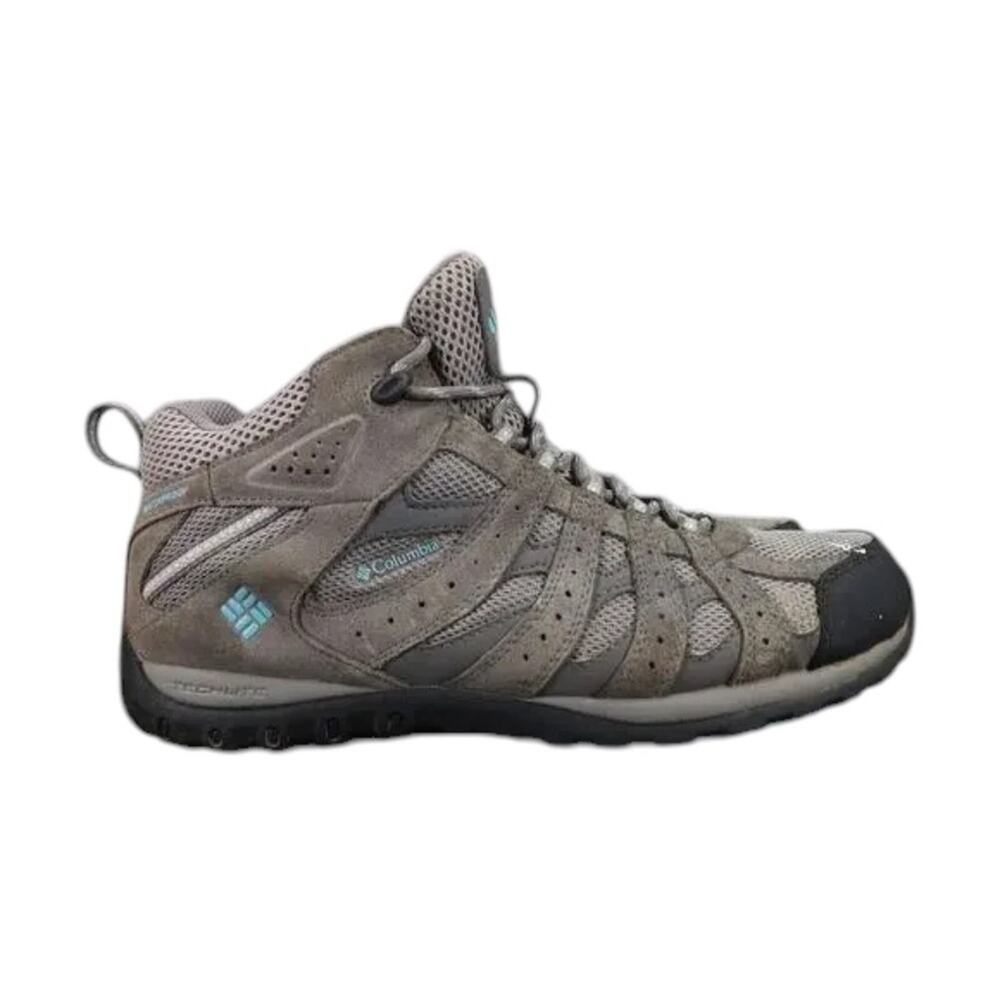 Columbia Shoes Womens 10 Hiking Boot Redmond Mid Waterproof Leather Outdoor Trek